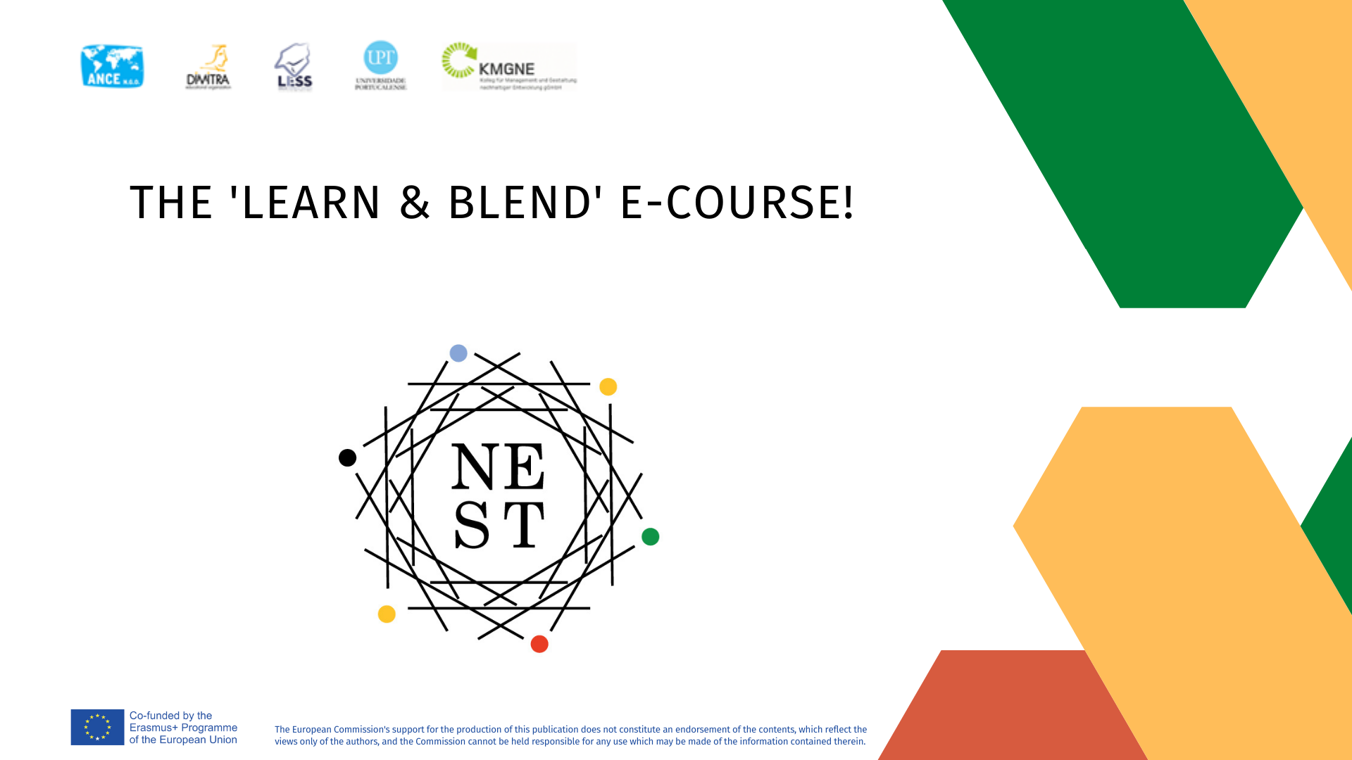 'Learn & Blend’ e-course