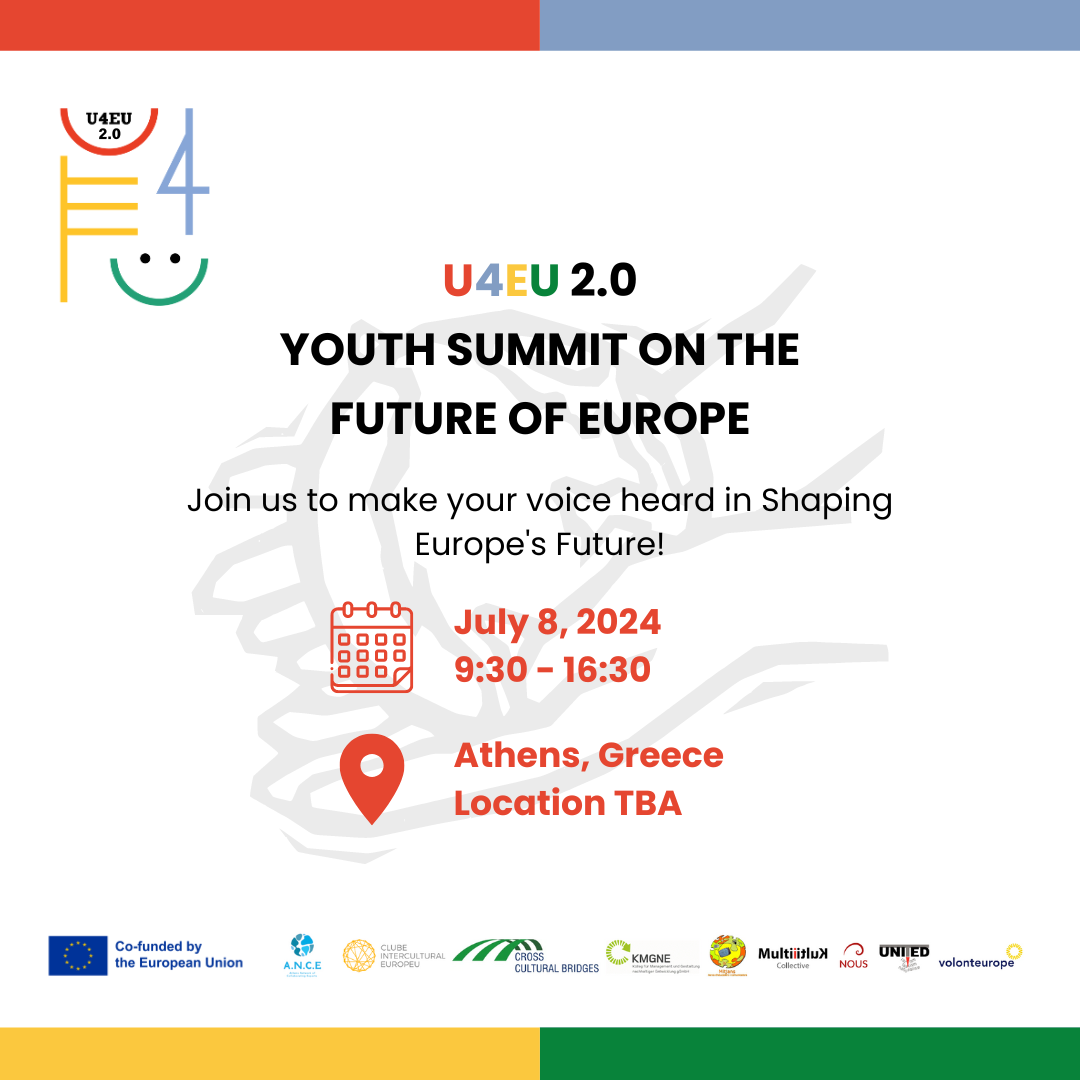 Κάλεσμα σε νέους ομιλητές: Youth summit for the future of Europe !