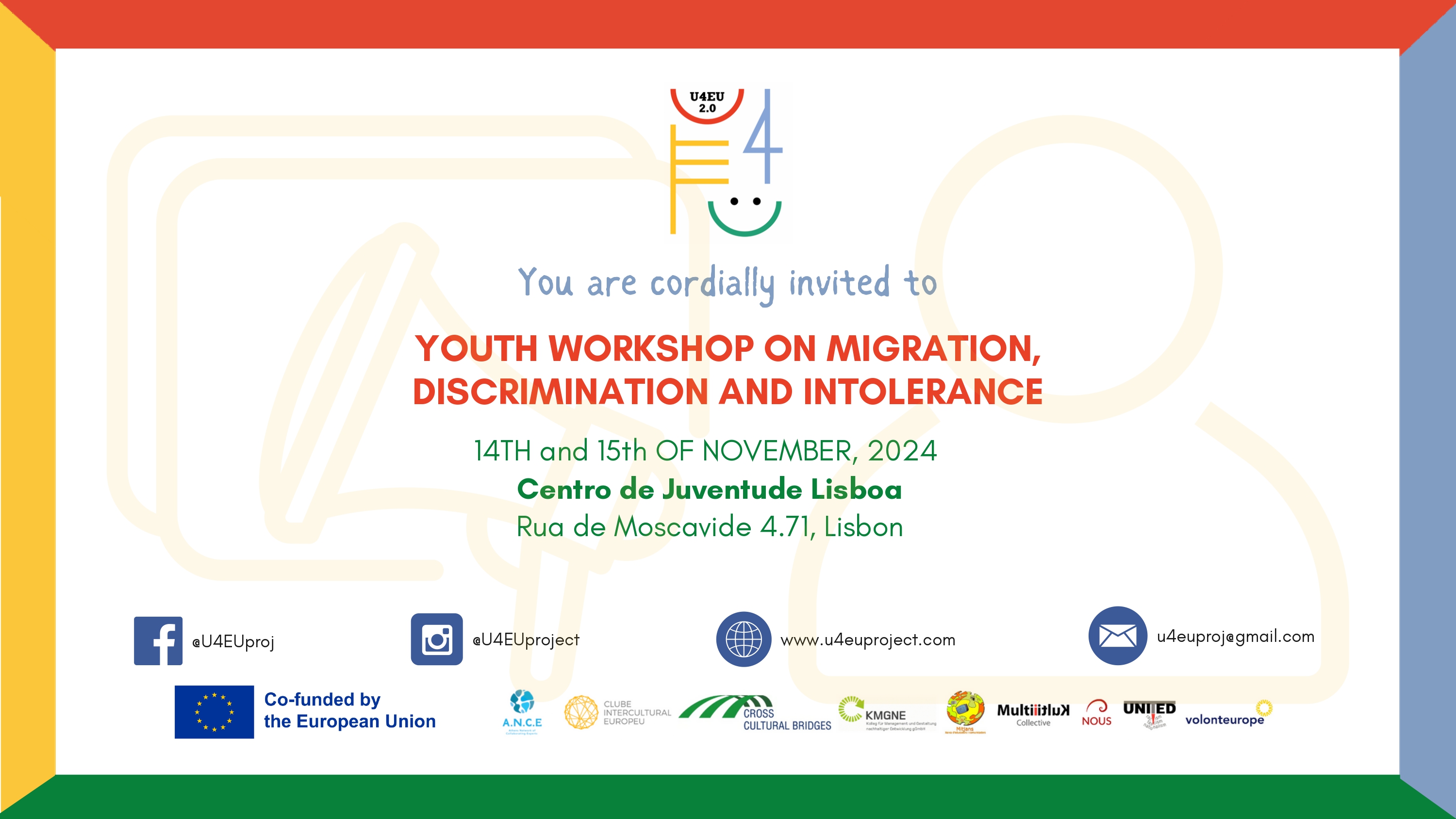 [:en]Youth Workshop on Migration, discrimination & intolerance in Lisbon-u4eu project[:el]Εργαστήριο Νεολαίας για τη μετανάστευση, τις διακρίσεις και τη μισαλλοδοξία στη Λισαβόνα - έργο u4eu[:]