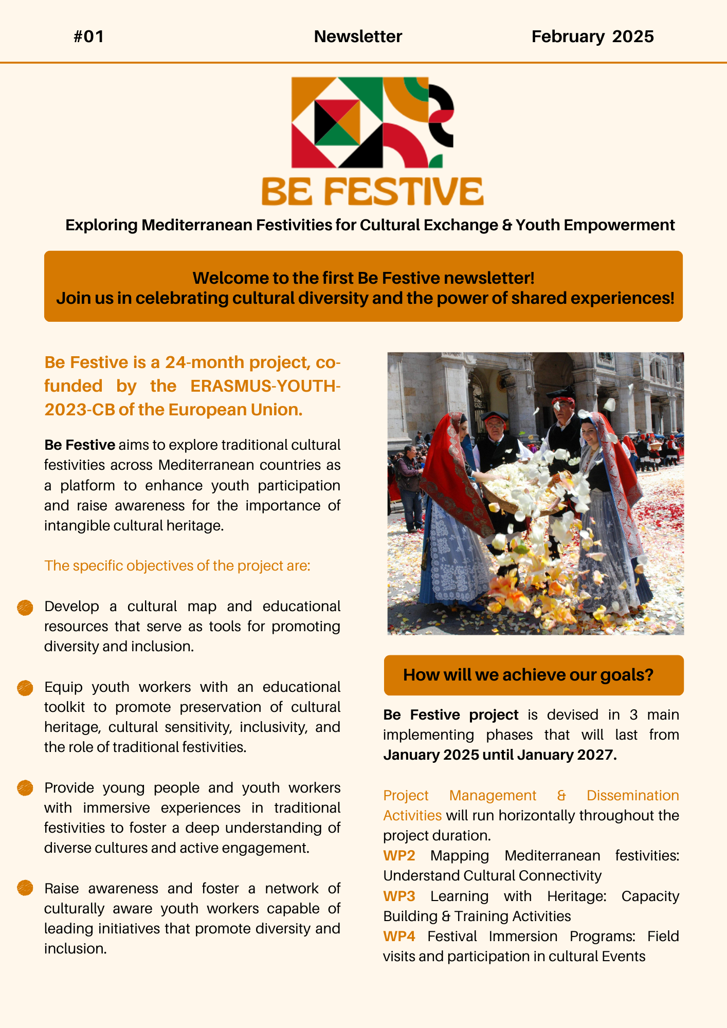 [:en]first newsletter of the Be Festive project[:el]Πρώτο newsletter του έργου Be Festive[:]